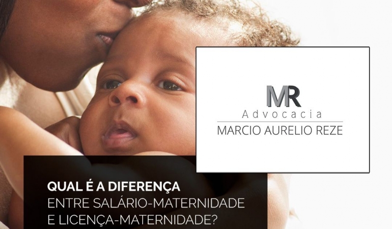 Qual é a diferença entre salário-maternidade e licença-maternidade?