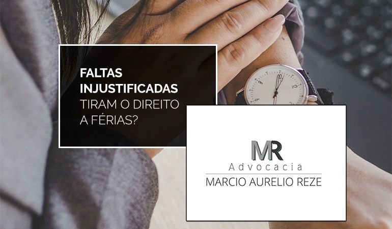 Faltas injustificadas tiram o direito a férias?